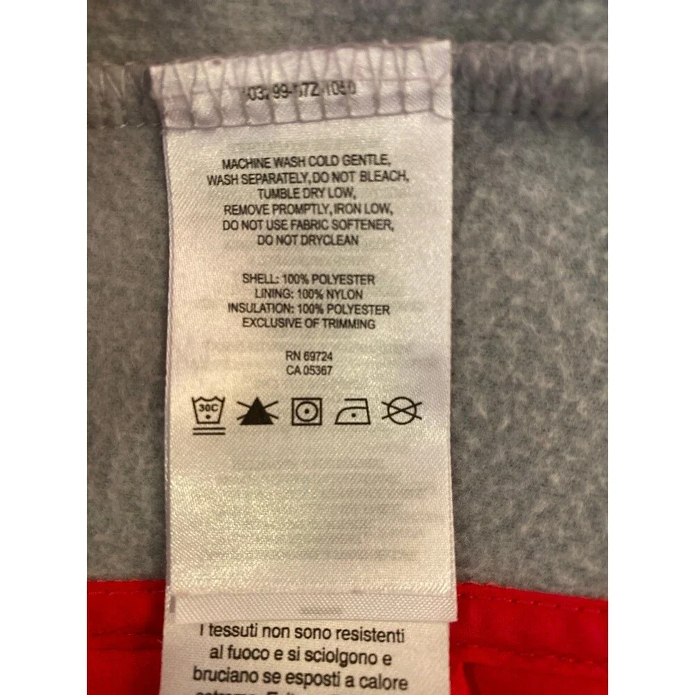 Columbia Vest Women Full Zip Pink Orange Quilted Sz XL Outside/Inside‎ Pockets